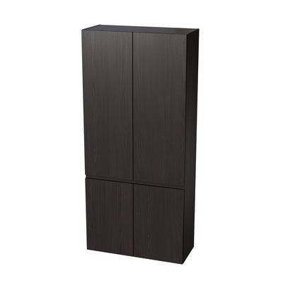 Van Marcke Ventus Due kast L800xH1760xD340mm 4 deuren Charcoal Asche