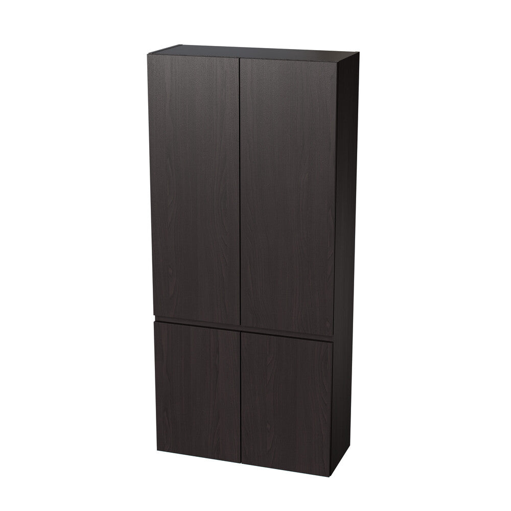 Van Marcke Ventus Due kast L800xH1760xD340mm 4 deuren Charcoal Asche