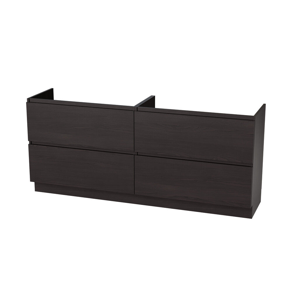 Van Marcke Ventus 45 Tre sous-meuble L1800xH880xP455mm 2tiroirs Charcoal Asche
