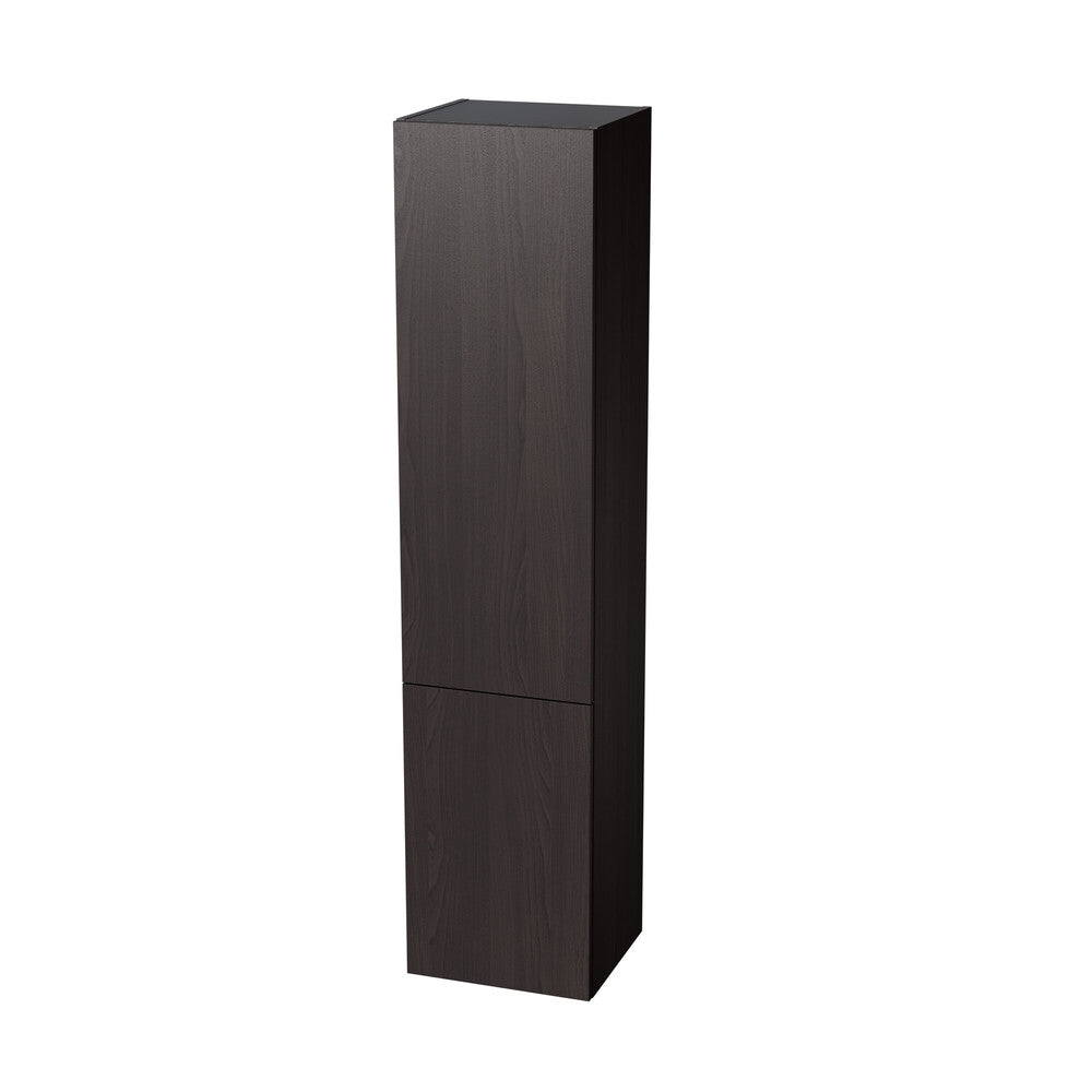 Van Marcke Novo Due cabinet W400xH1720xD360mm 2 right-hand doors Charcoal Ash