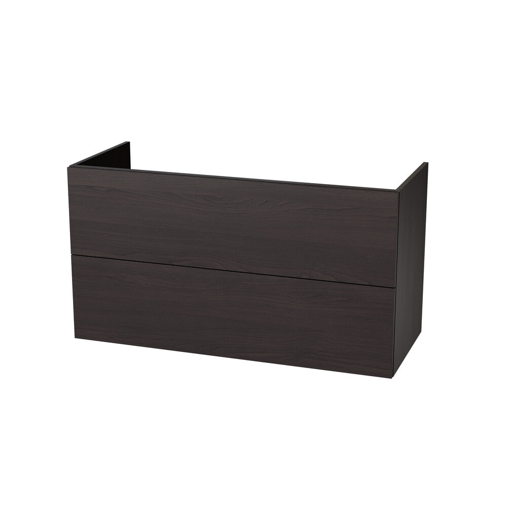 Van Marcke Novo 45 Due under-cabinet unit W1000xH650xD455mm 2 drawers Charcoal Ash