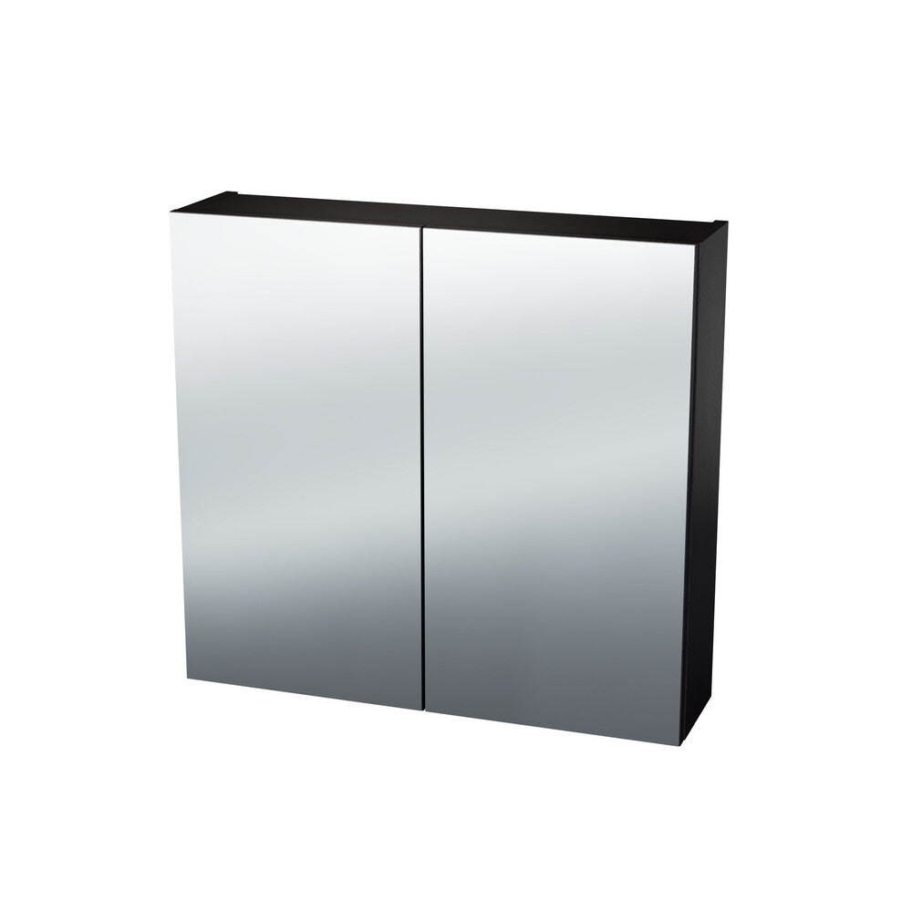 Van Marcke Nebulo bathroom cabinet L700xH650xP178 2 single-sided doors Charcoal Ash