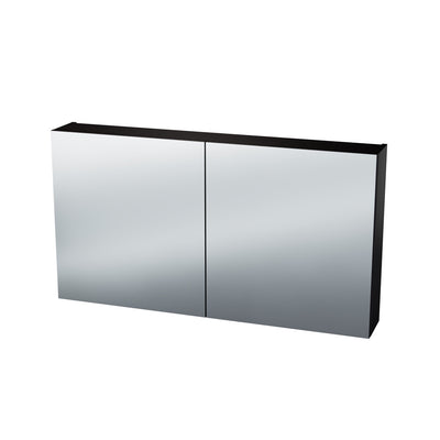 Van Marcke Nebulo bathroom cabinet W1000xH650xD178 2 single-sided doors Charcoal Ash