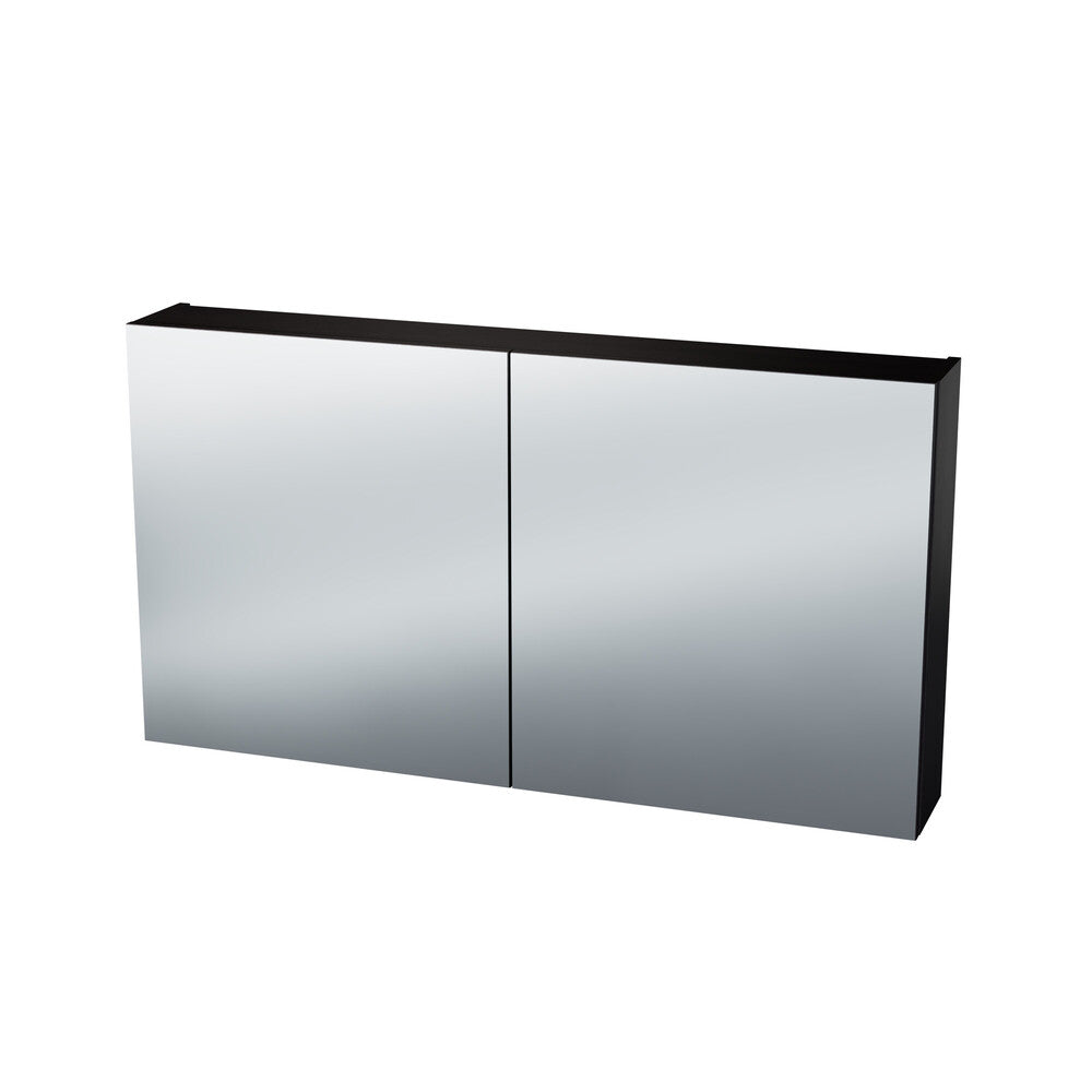 Van Marcke Nebulo armoire de toilette L1400xH650xP178 2 portes simple face Charcoal Asche
