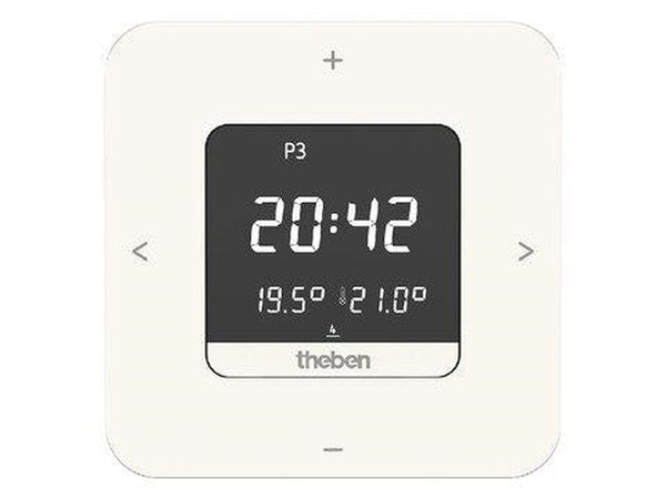Thermostat à horloge digital BLE 2 x 1,5V 24h / 7 jours 1NO 10A IP40