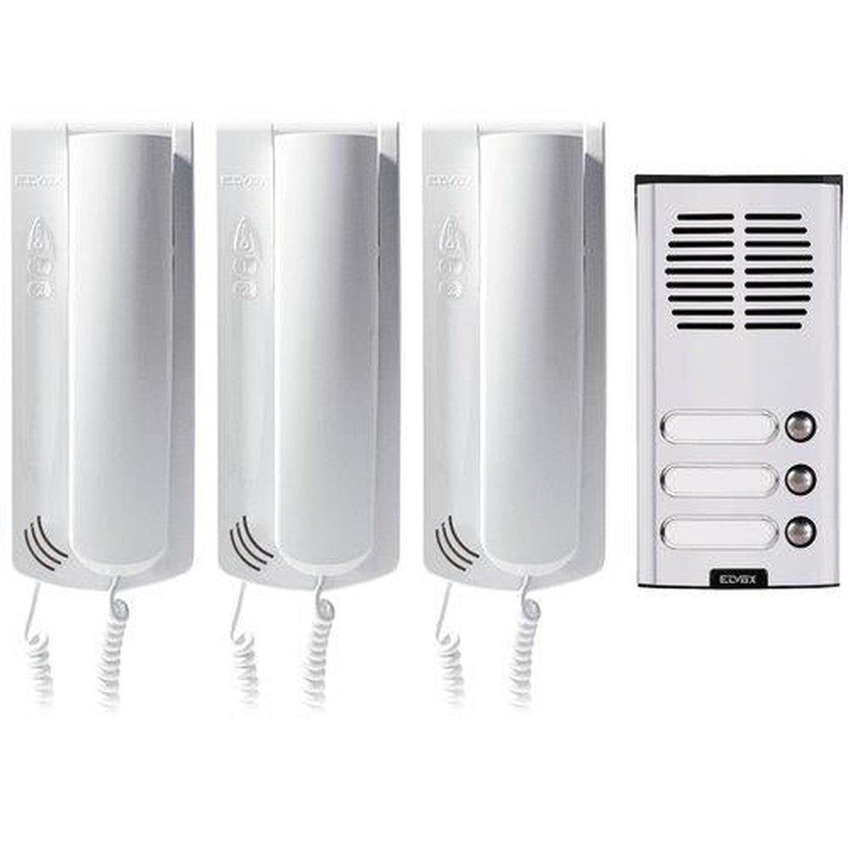 Parlofoniekit met 3 knoppen Sound System