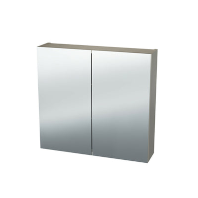 Van Marcke Nebulo Luxe armoire de toilette L600xH650xP178 1 porte-miroir double face taupe