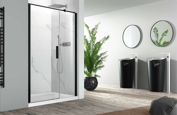 Van Marcke Pina XL Design porte pivotante 1600x2000mm noir mat