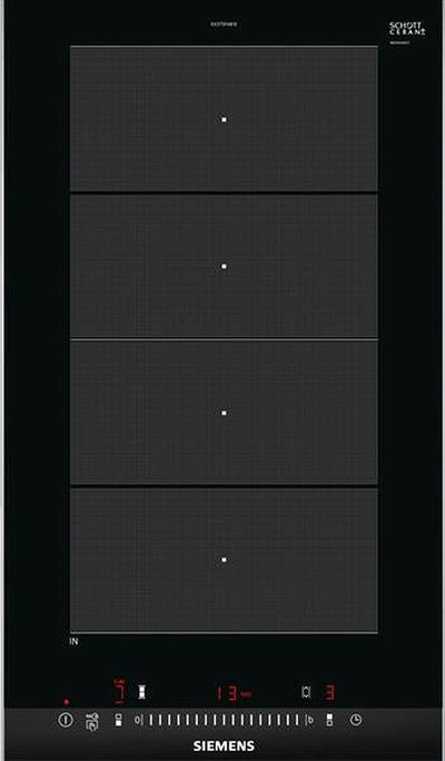 IQ700 domino 30cm hob, flexInduction, 2 zones, 1 flexZone, touchSlider with 17 power levels