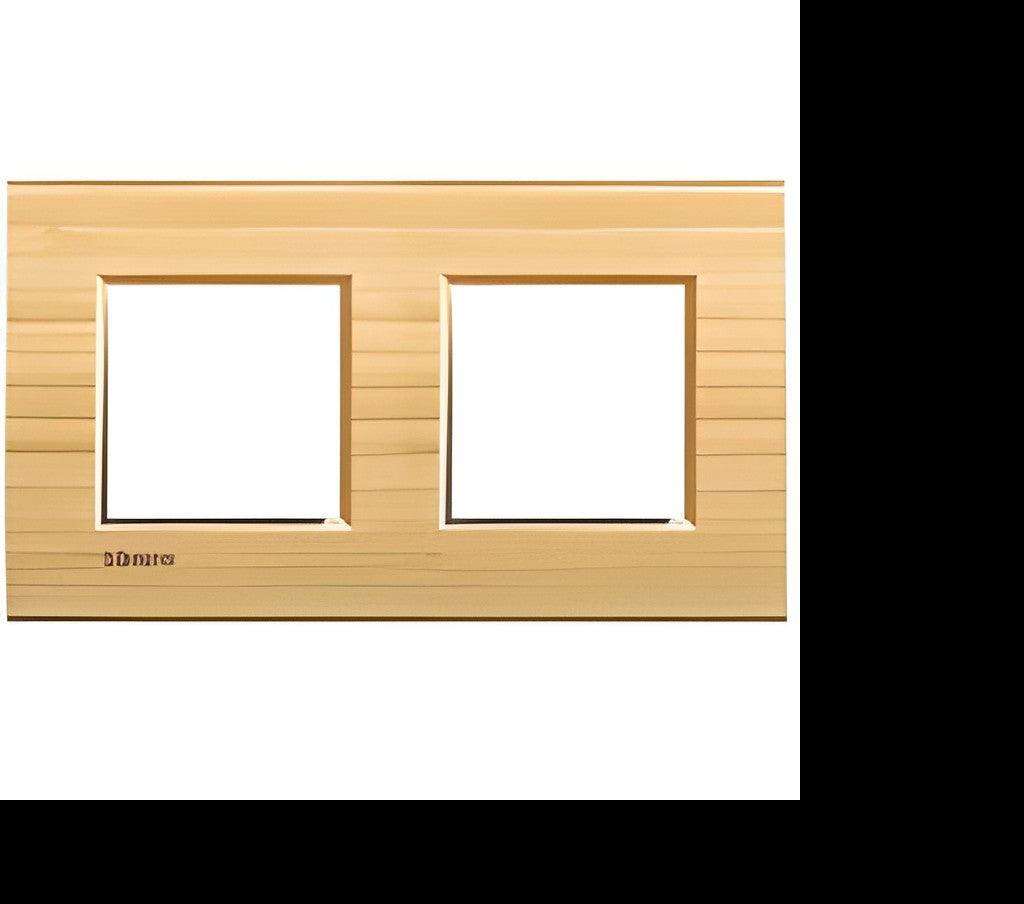 LivingLight - plaque rectangulaire 2 x 2 modules Bambou