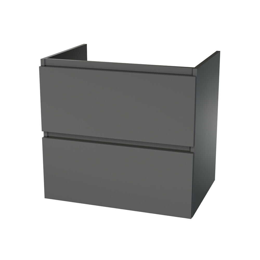 Van Marcke Ventus 45 Due sous-meuble B600xH650xD455mm 2tiroirs Onyx