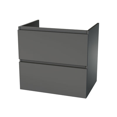 Van Marcke Ventus 45 Due sous-meuble B600xH650xD455mm 2tiroirs Onyx