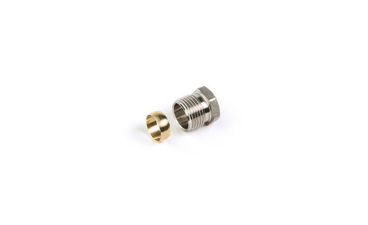 Vasco 1/2" x 15mm copper connection fitting per piece