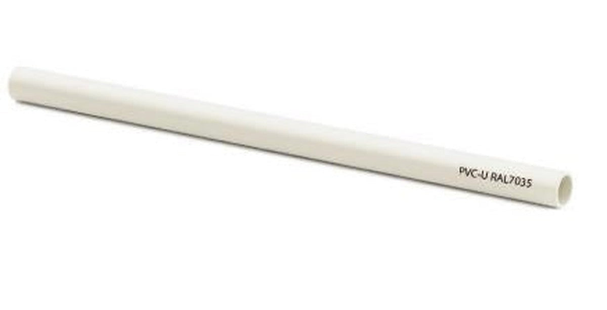 50 mm metrische PVC-buis RAL 7035 Lichtgrijs