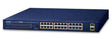 Switch Planète 24 ports 10 / 100 / 1000T 802.3at PoE, 2 ports 1000X SFP, 52Gbit/s, 38,6Mpps, 2,85kg