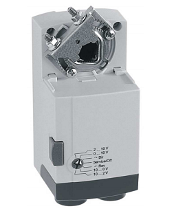 Actionneur à clapet SmartAct, Honeywell N10010-SW2, 10Nm, 24VAC, 0…10V, 2 interrupteurs de fin de course auxiliaires