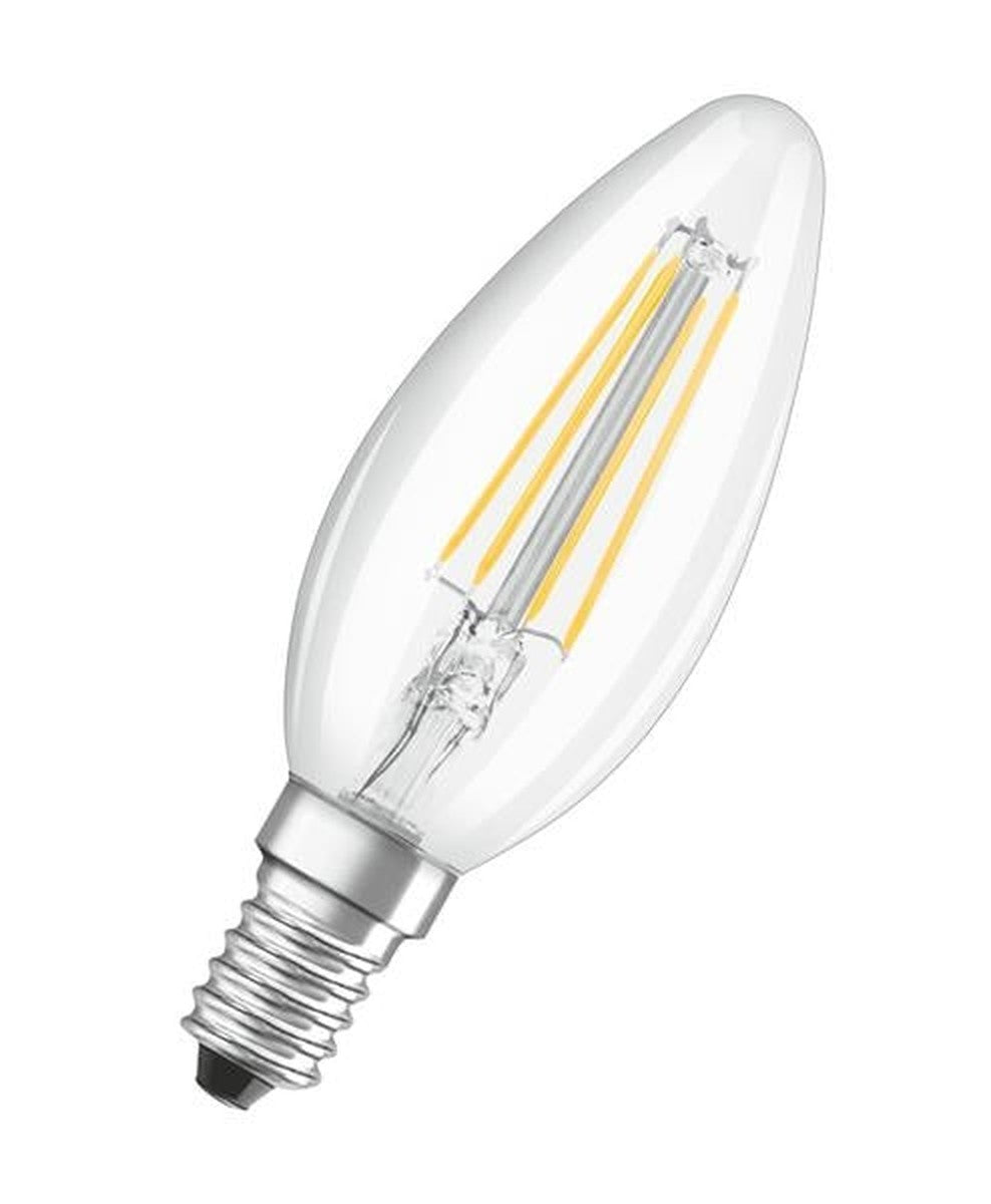 Dimmable 3-step LED lamp classic flame B40 4W / 2700K E14 470lm 300°