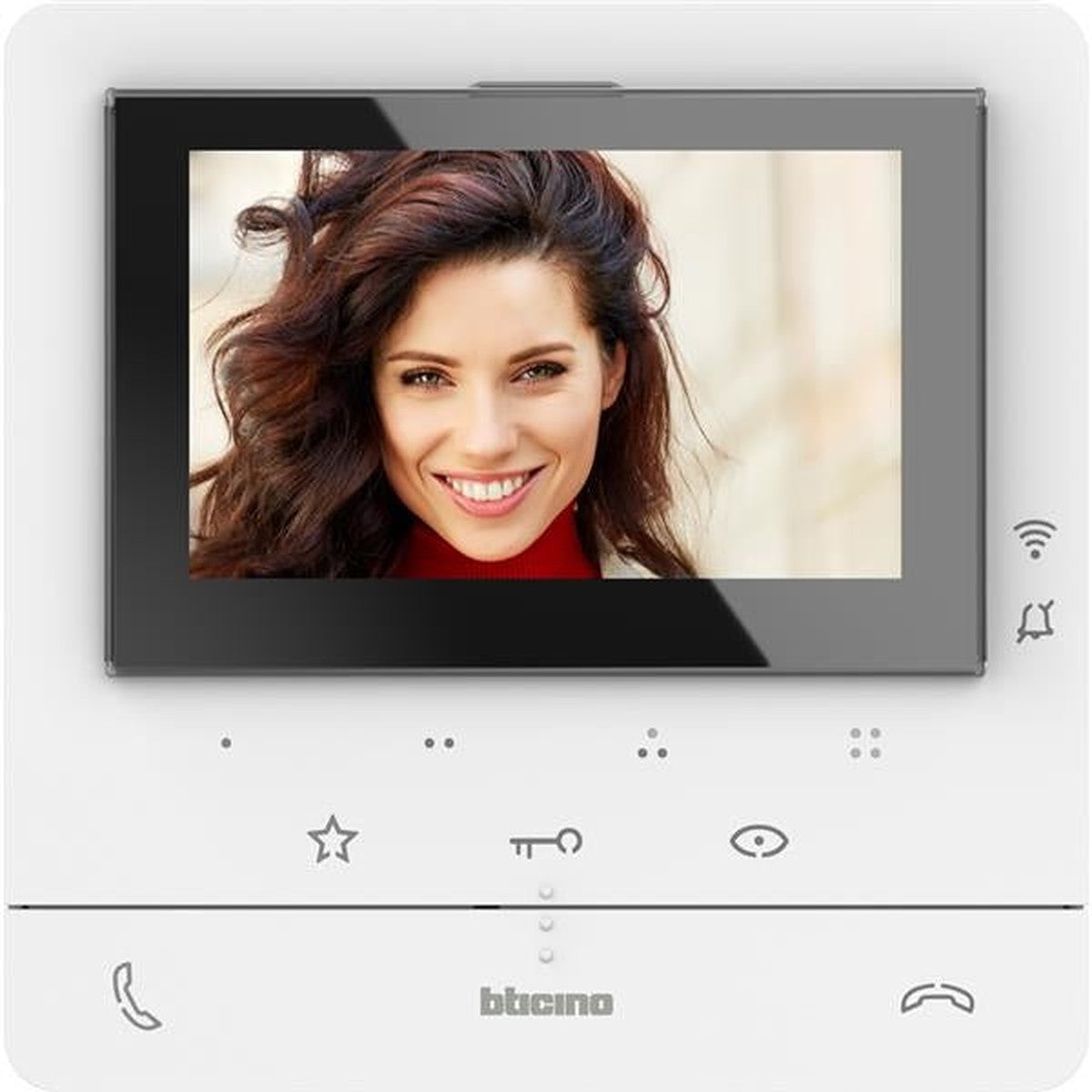 Class100X16E hands-free video internal unit in White Wifi