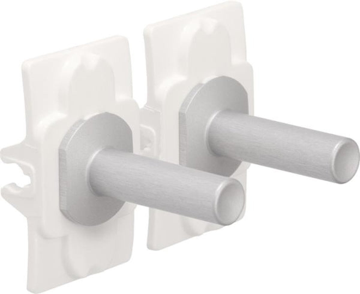 Niko Double Switch - Grey Aluminium