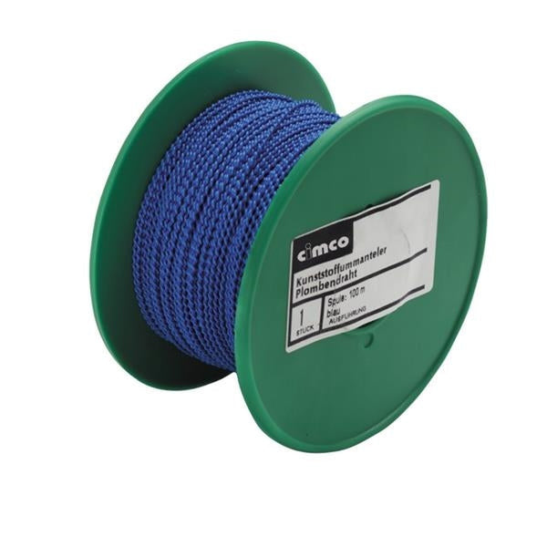 Fil à plomb en plastique Blanc 0,5 x 0,6mm 100m