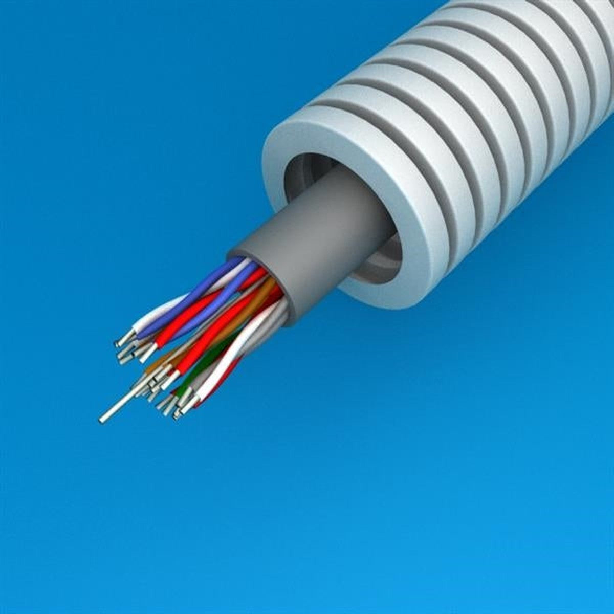 Pre-wired conduit Vvt 10 x 2 x 0.6 diameter 20mm in a 100m roll