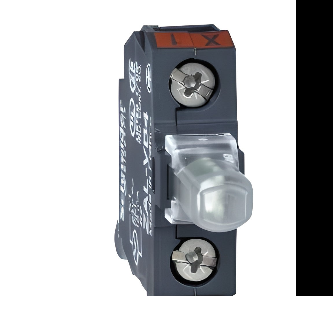 Light block for push button enclosure - Green - Integrated LED - 230 .. 240V