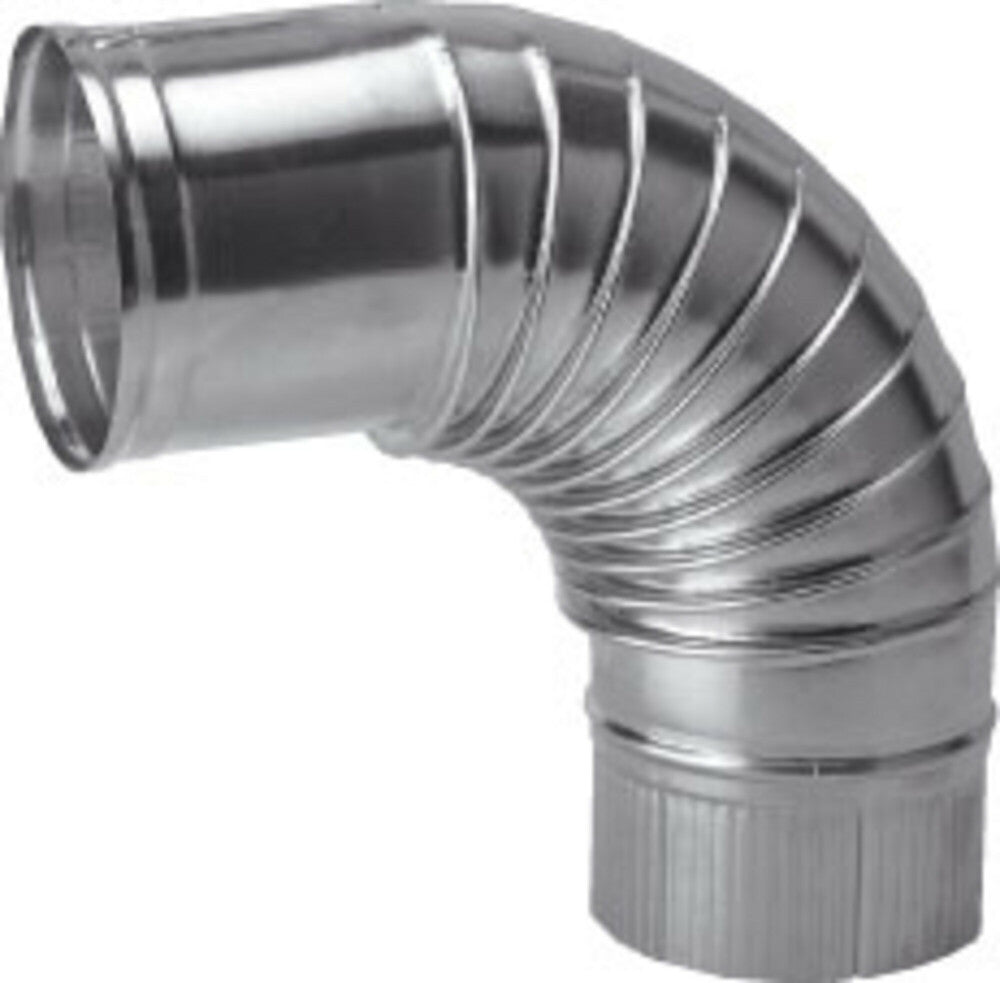 Muelink & Grol coude plissé avec couture 90° D90 aluminium