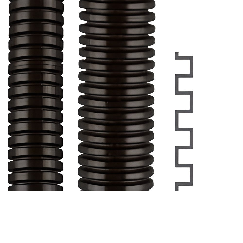 Tube flexible polyamide et raccords. Plastique. Couleur: Noir ou Gris. Résiste aux huiles jusqu'à 80