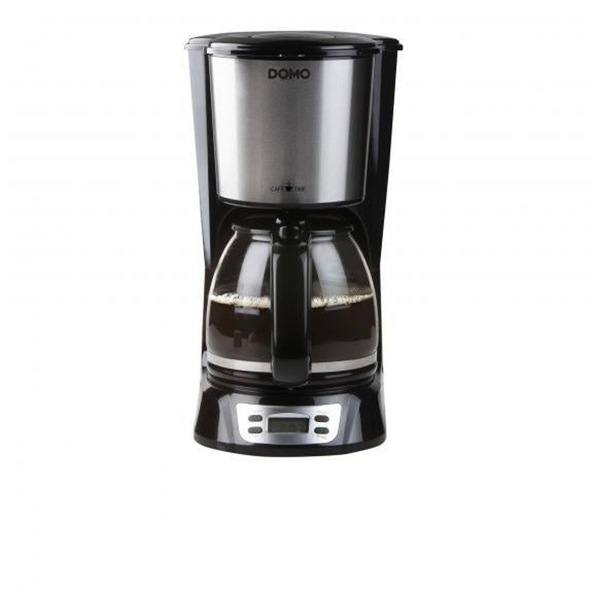 Cafetière Noir / Inox - 1,5L - avec minuterie