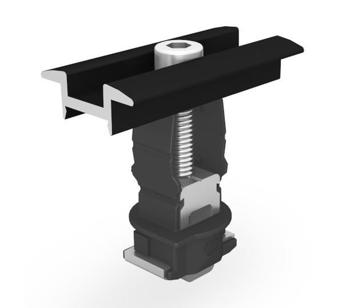 Fixation centrale universelle K2, anodisée Noir