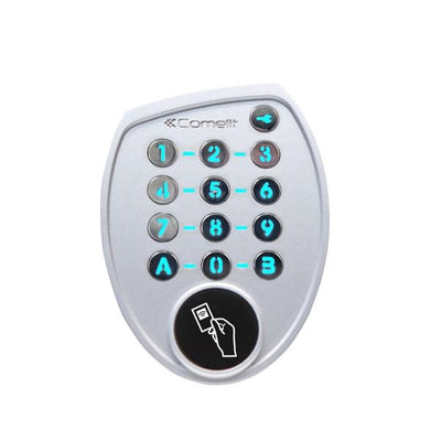Clavier à codes 100 codes lecteur intégré, 500 badges