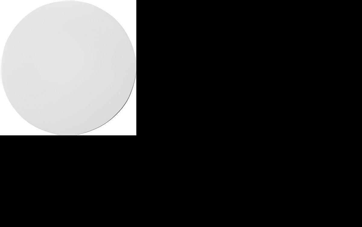 Draaiknop voor elektronische dimmer en potentiometer, glanzend wit