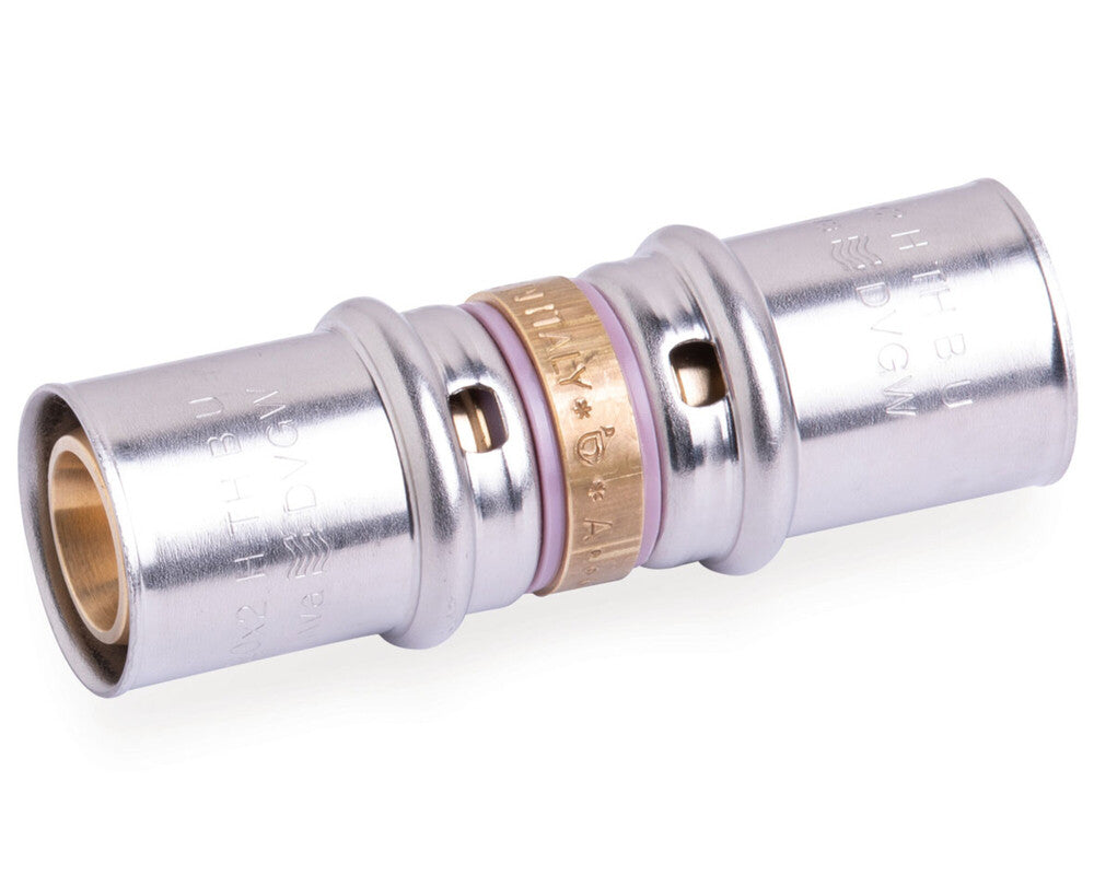 SYSTEMPEX raccord droit réduit tube alu raccord à sertir 32-26
