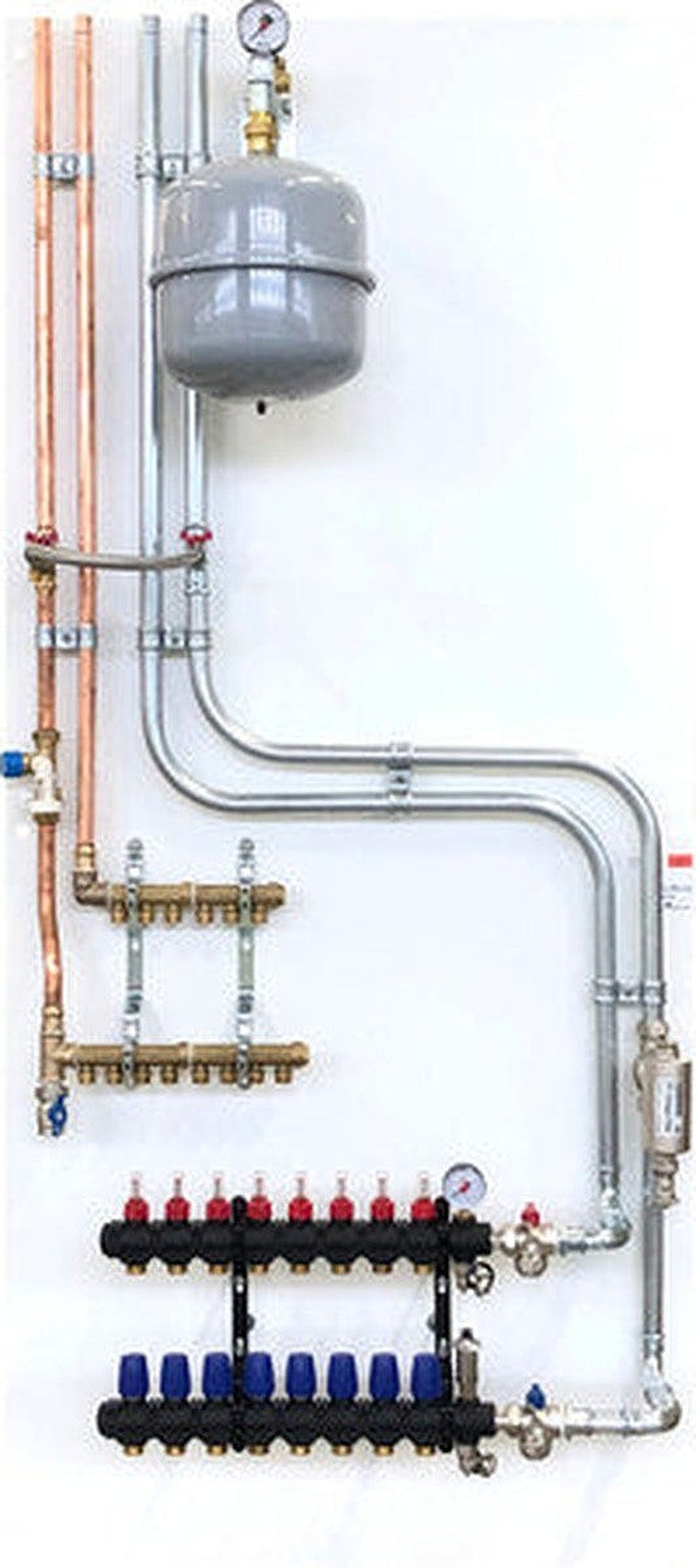 Geprefabriceerd paneel voor warmtepomp expansievat vuilfilter sanitair SYSTEMPEX CPS Van Marcke