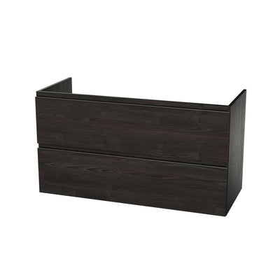Van Marcke Fortitudo Due sous-meuble B1200xH640xD495mm 2tiroirs Thermo Oak Black