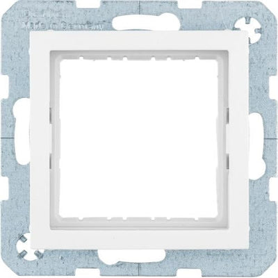 45 x 45mm adapter voor Berker S.1 / B.3 / B.7 Polar White