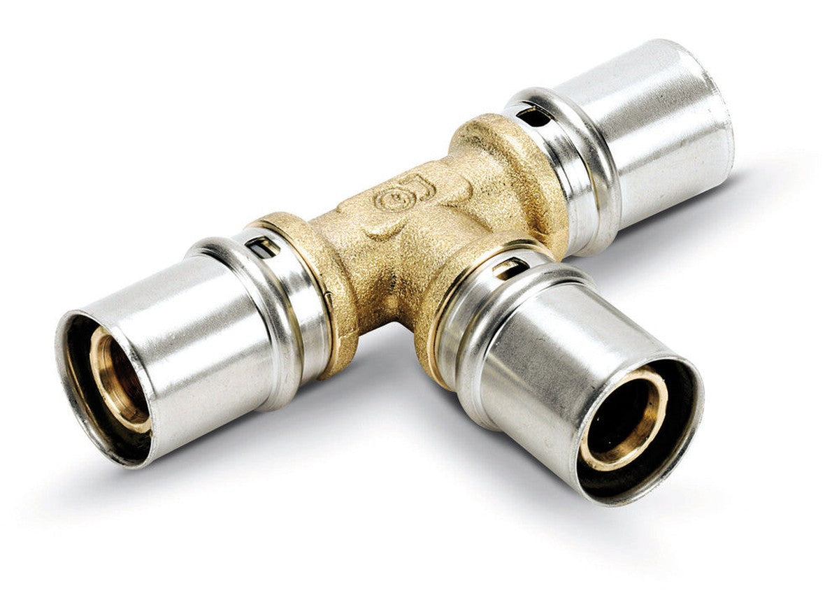 SYSTEMPEX Reducing tee for aluminum pipe, crimp fitting 63-32-63