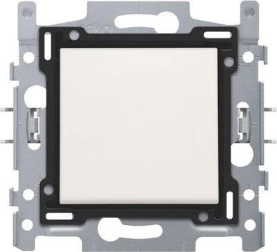 Bipolar switch, socket and white finishing set