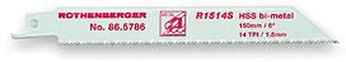 Rothenberger HSS Reciprocating Saw Blade 200mm - Pack of 5