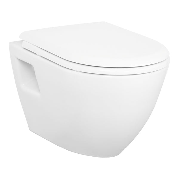 CREAVIT TERRA WC SUSPENDU – SANS ABATTANT – BLANC BRILLANT