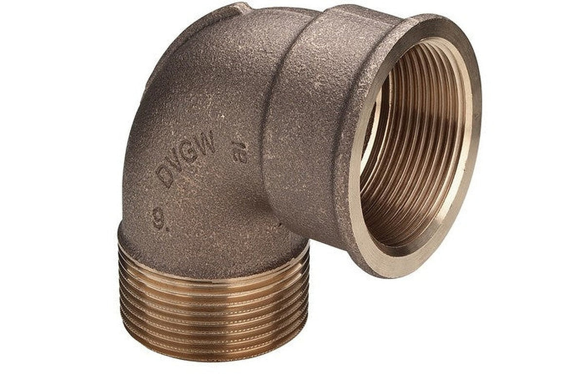 Viega coude 90° bronze 3/8"MF