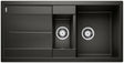 Blanco Metra 6 S évier encastrer 1 bac réversible bonde-corbeille Silgranit noir