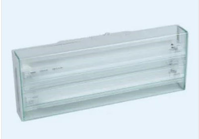 U33 2 x 8W - 400lm - 1 uur - C - LVS2 IP42 Fresnel - adresseerbaar - specificaties 400