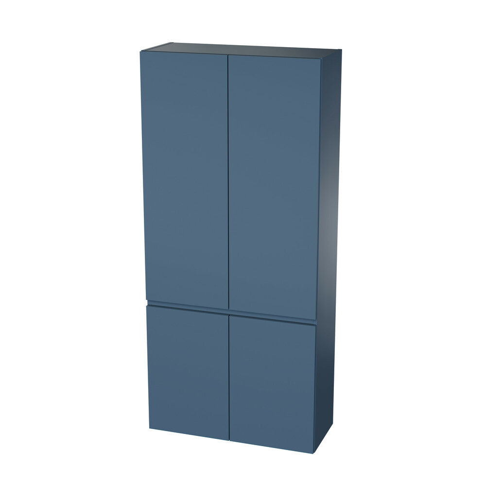 Van Marcke Ventus Due armoire L800xH1760xP340mm 4portes smoke blue
