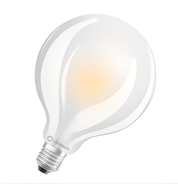 Lampe Led G95 forme sphérique classique 100 11W 827 filament mat E27