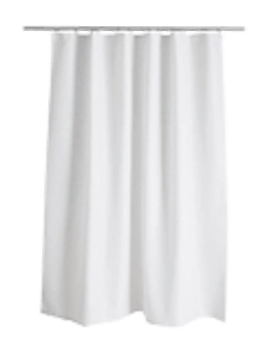 Rideau de douche PEVA plastique 2700x1800mm blanc non transparent 18 d'oeillets