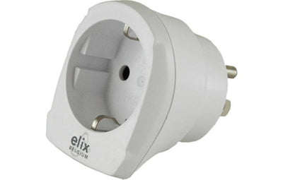 Adaptateur de voyage - prise européenne femelle / fiche américaine et asiatique mâle - 15A - 125V