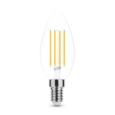 LED-vlamlamp - 4W - E14 - 4000K 360° - 430lm