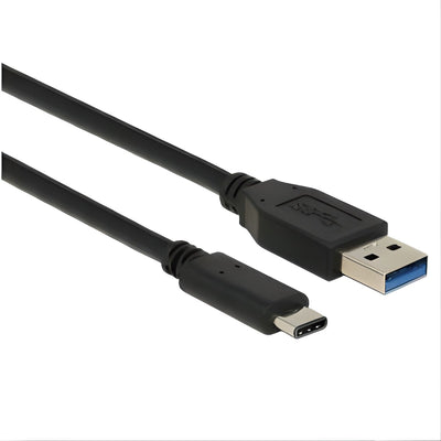 USB A male – USB C male kabel 2 m