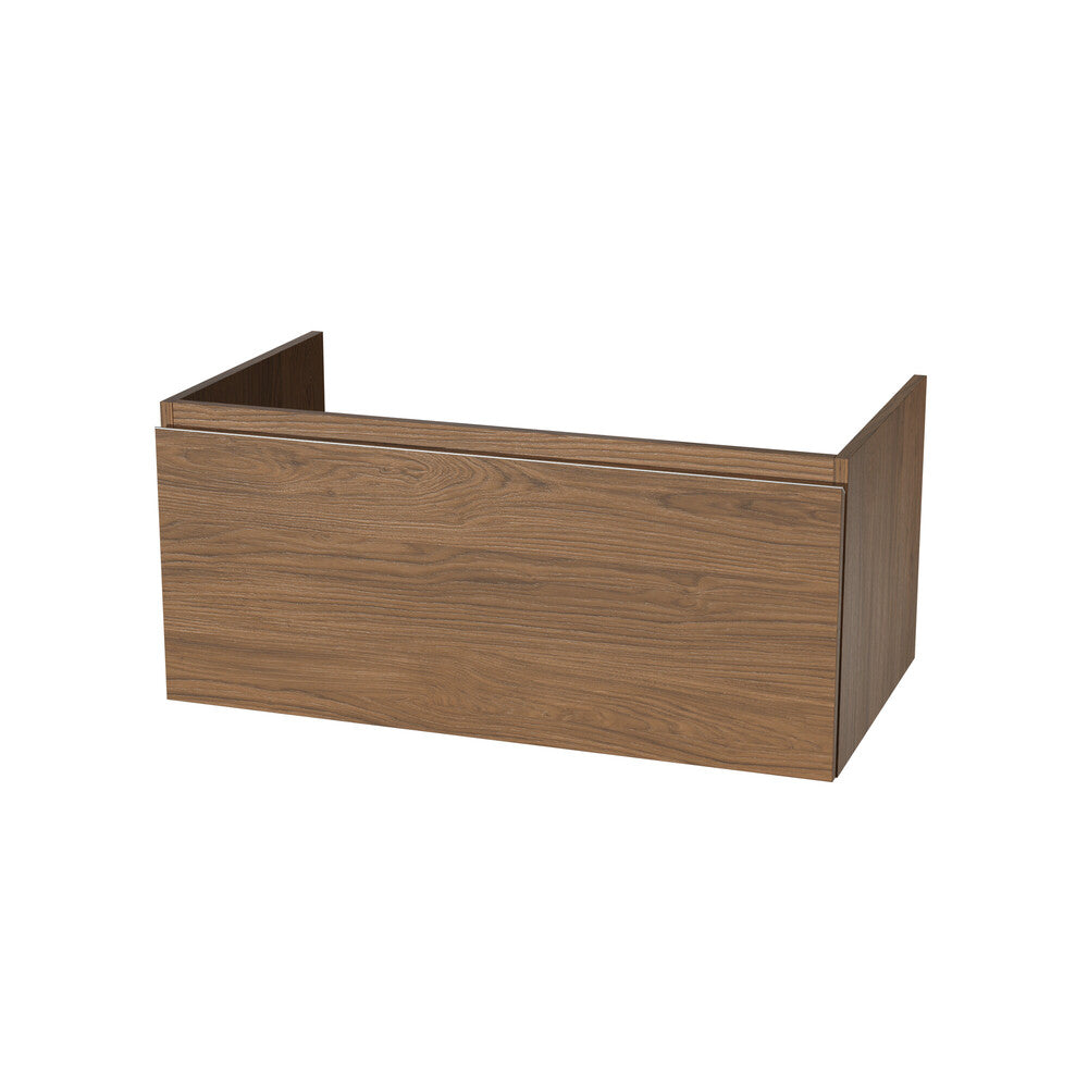 Van Marcke Fortitudo Uno sous-meuble L900xH400xP495mm 1tiroir Castello Oak Brown